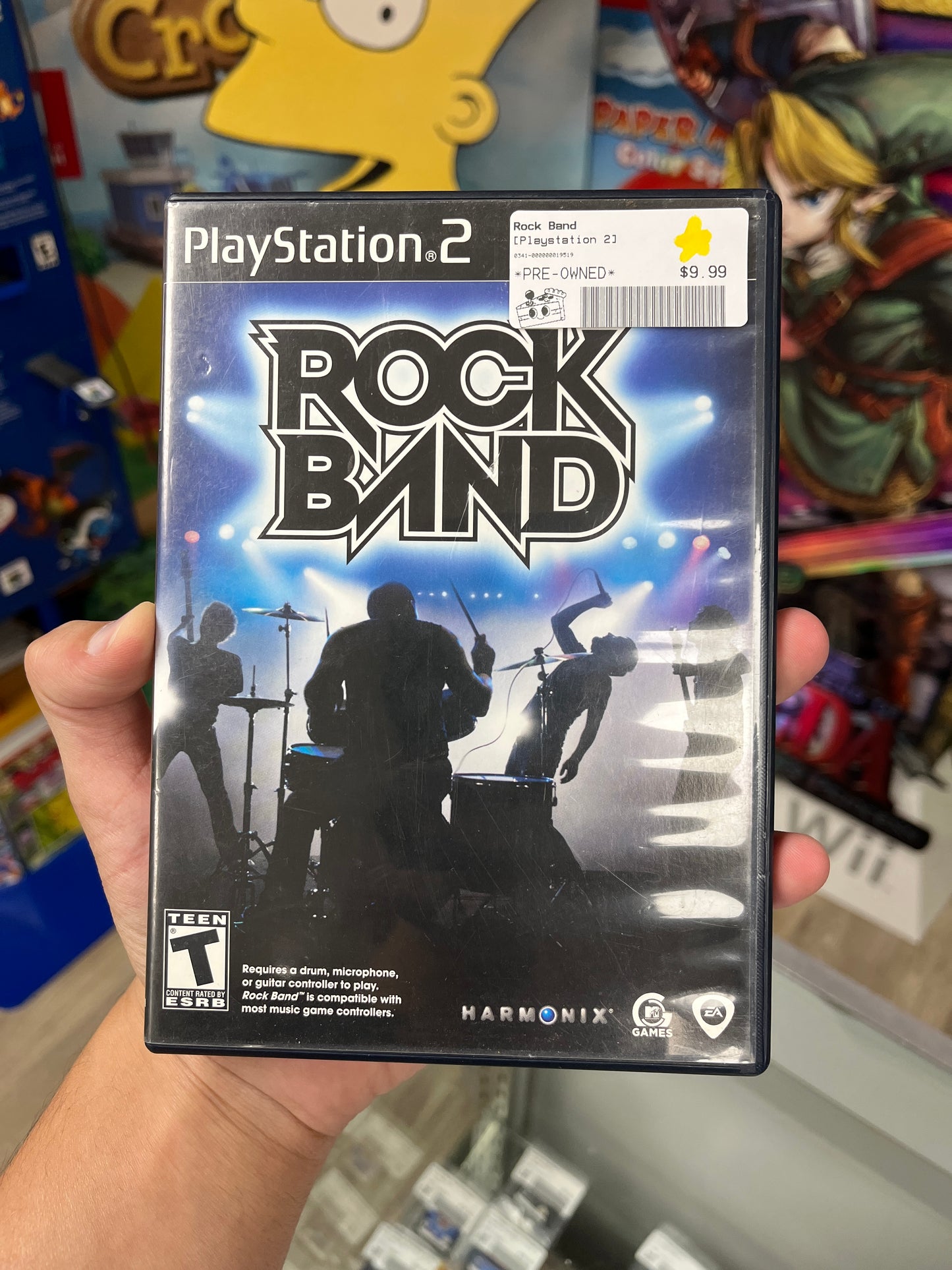 Rock Band PS2 CIB