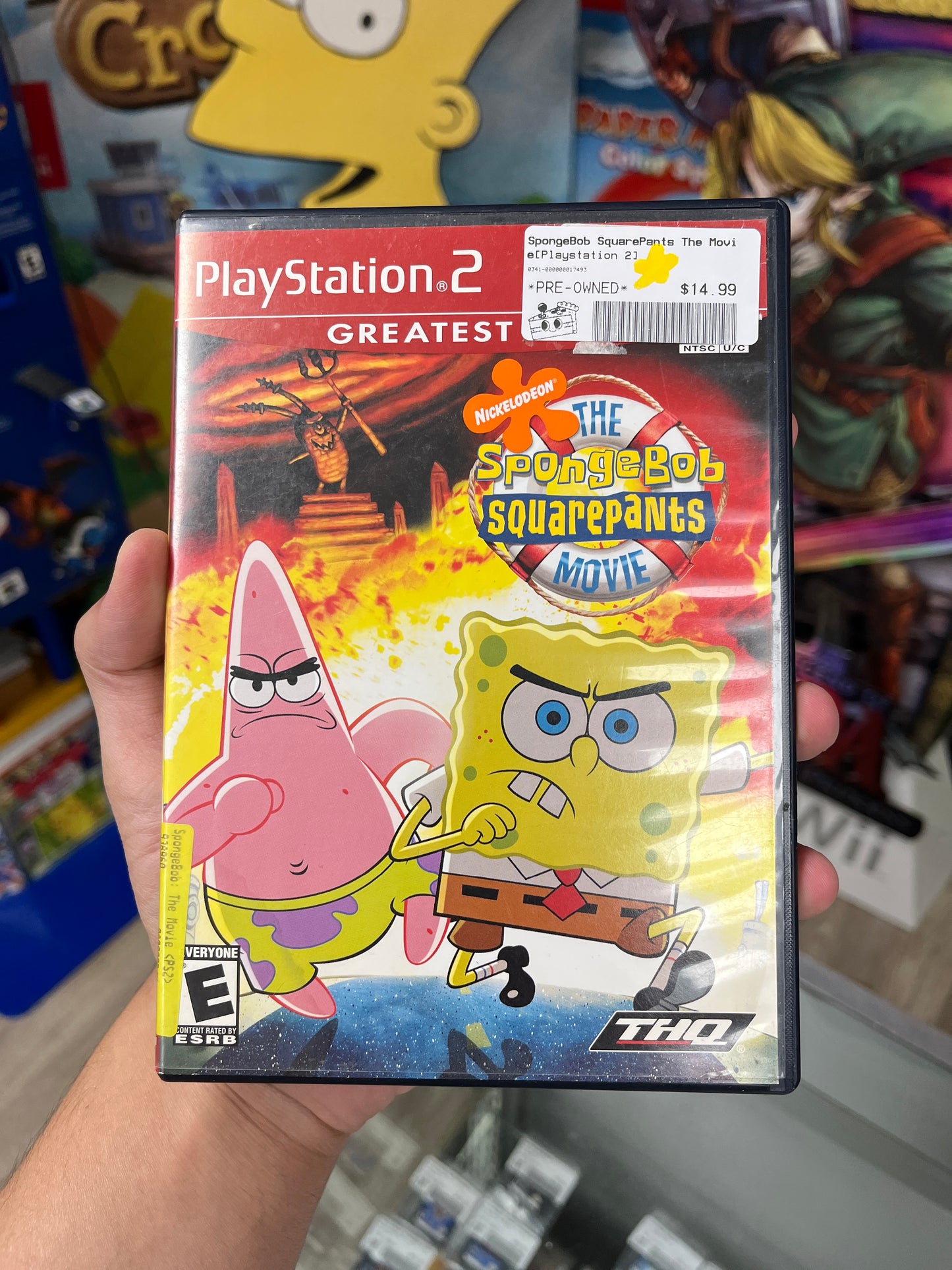 Spongebob Squarepants the Movie PS2 Boxed
