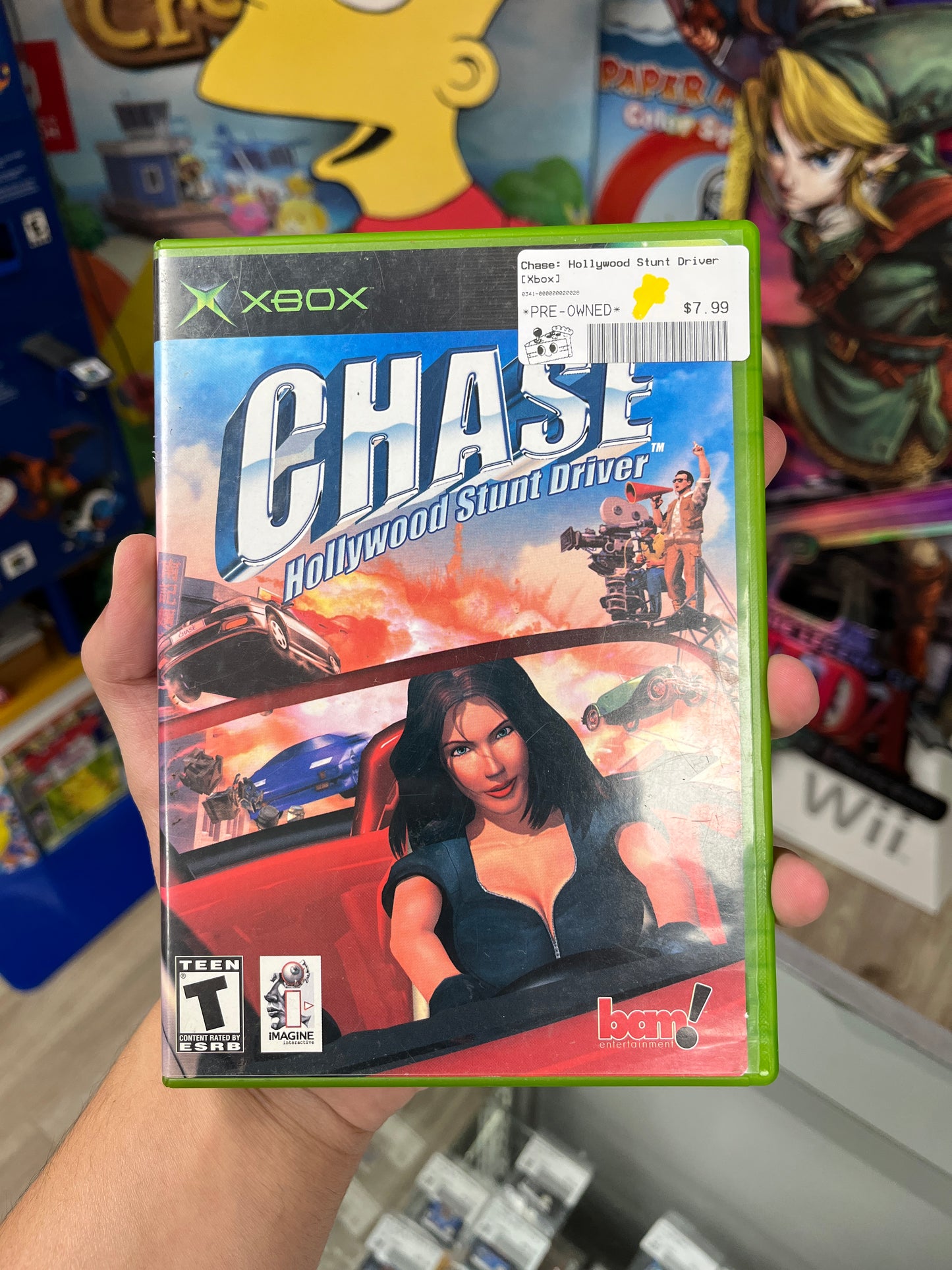 Chase: Hollywood Stunt Driver Xbox CIB