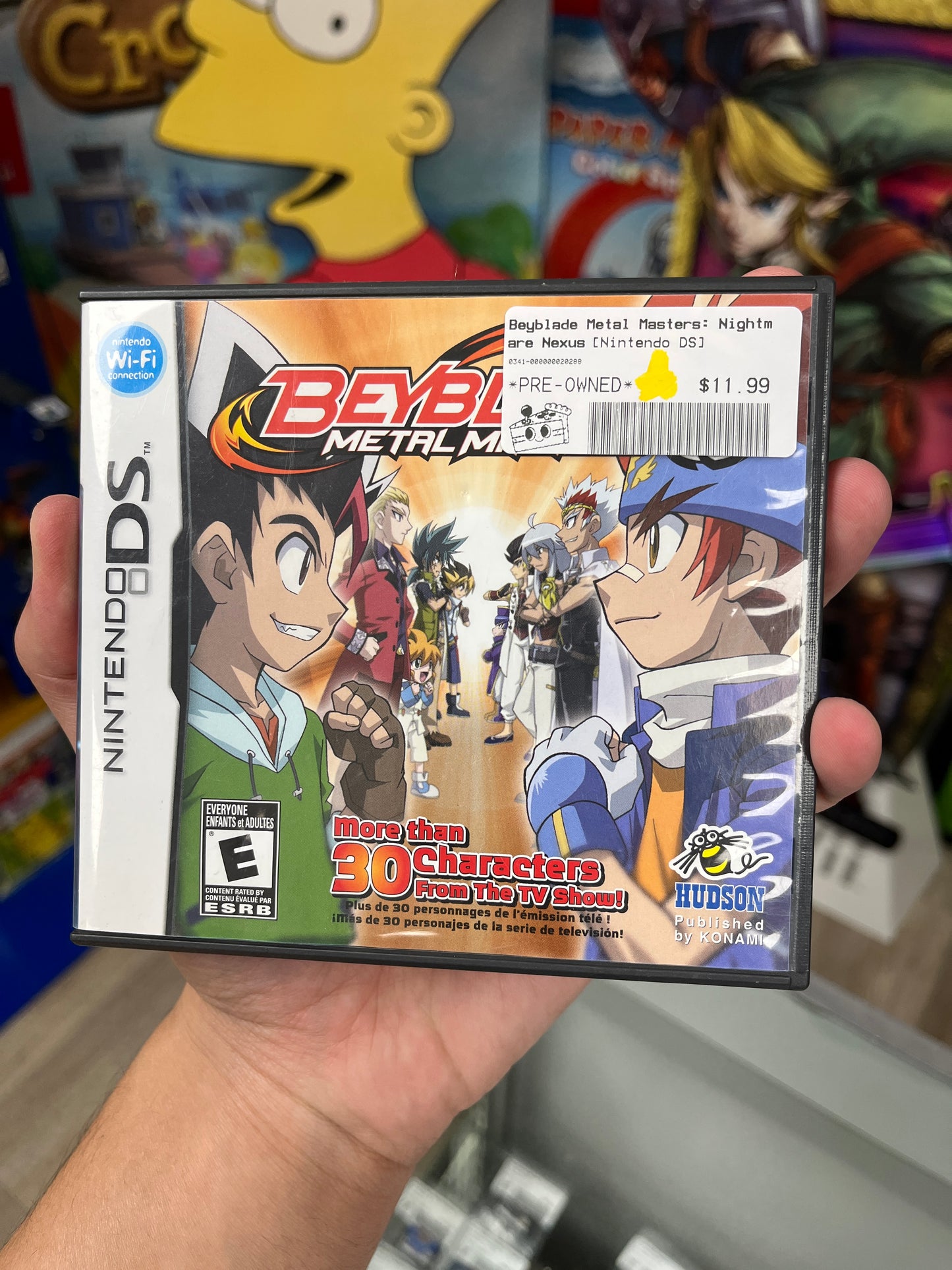 Beyblade Metal Masters: Nights are Nexus DS CIB