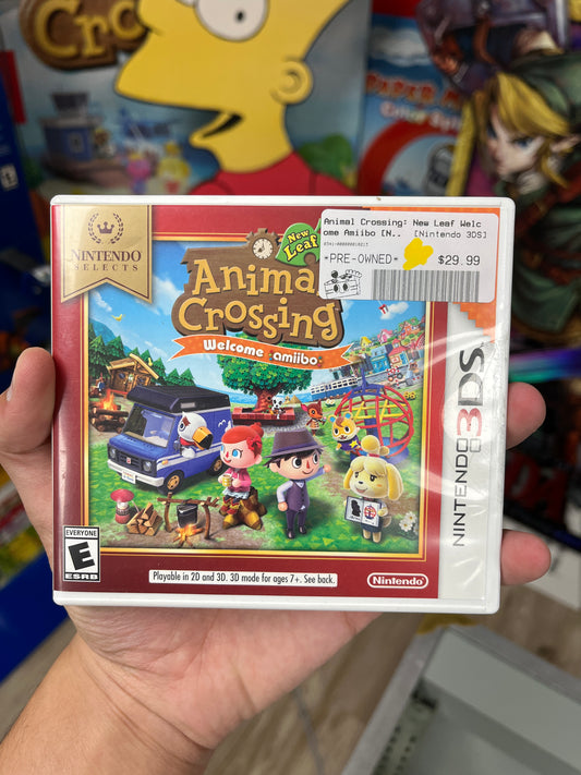 Animal Crossing New Leaf Welcome amiibo 3DS CIB