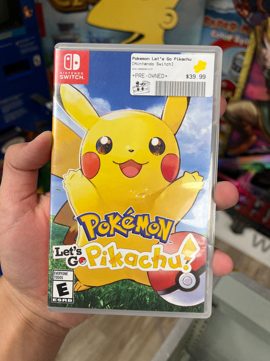 Pokemon Let's Go Pikachu Switch CIB
