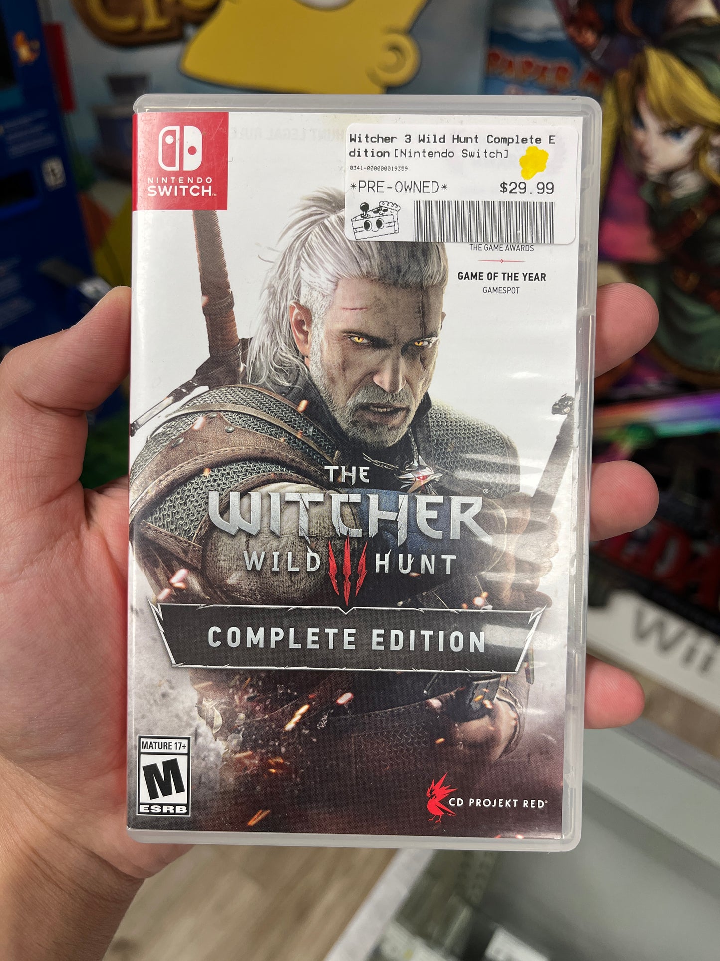 Witcher 3 Wild Hunt Switch