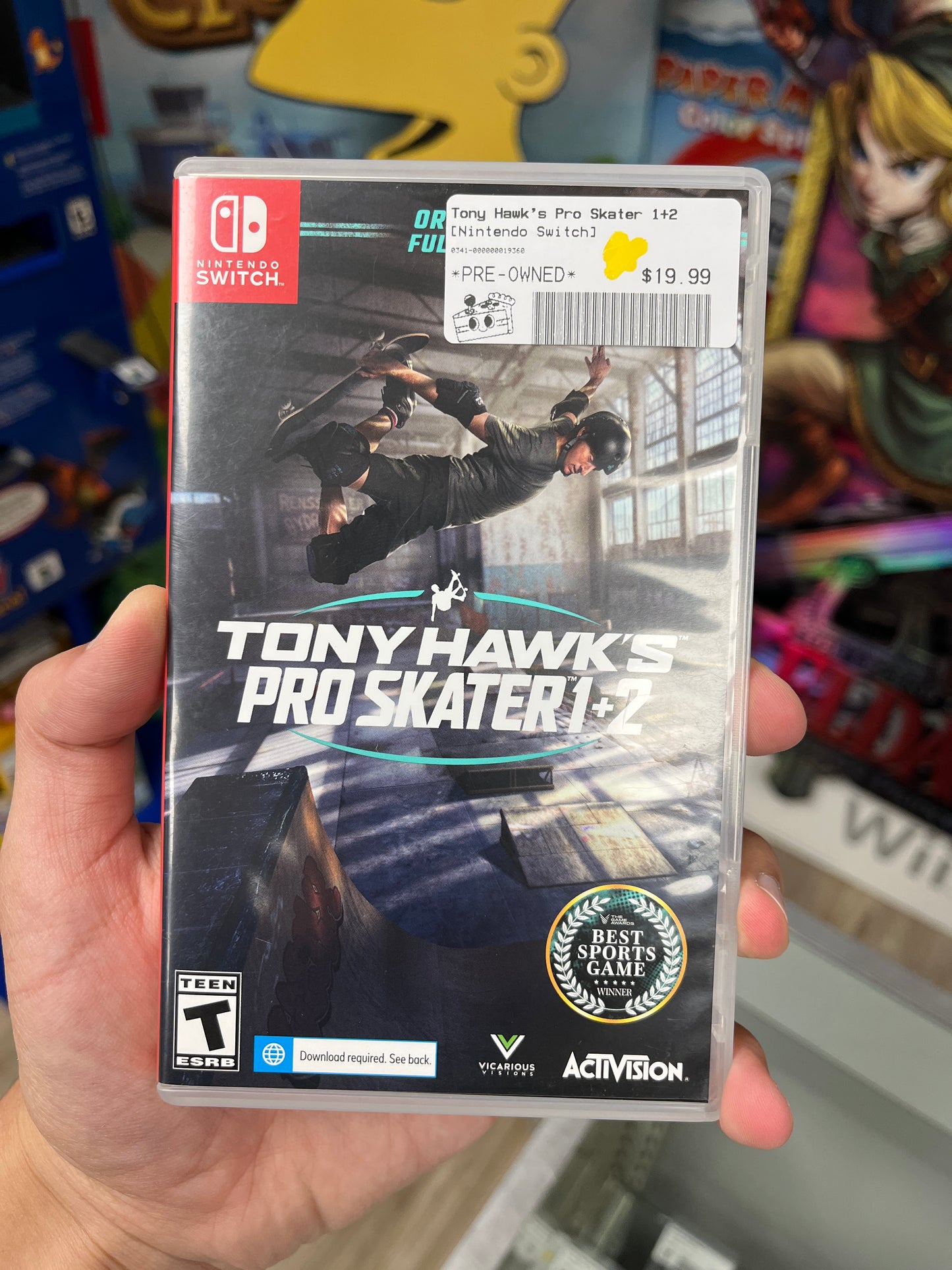 Tony Hawk's Pro Skater 1+2 Switch