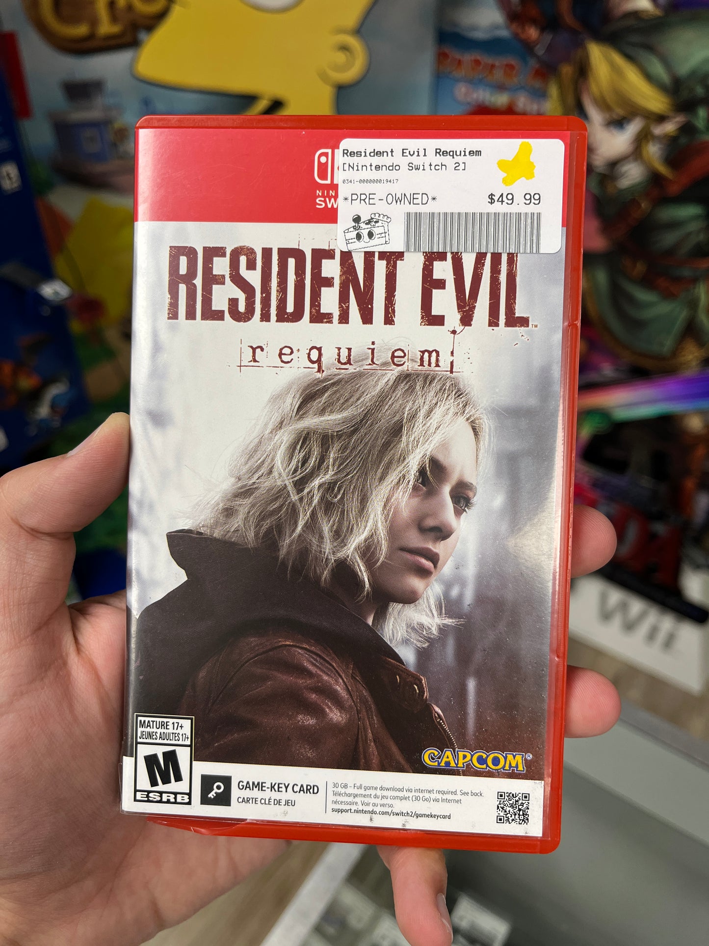 Resident Evil Requiem Switch 2 (Cracked case)