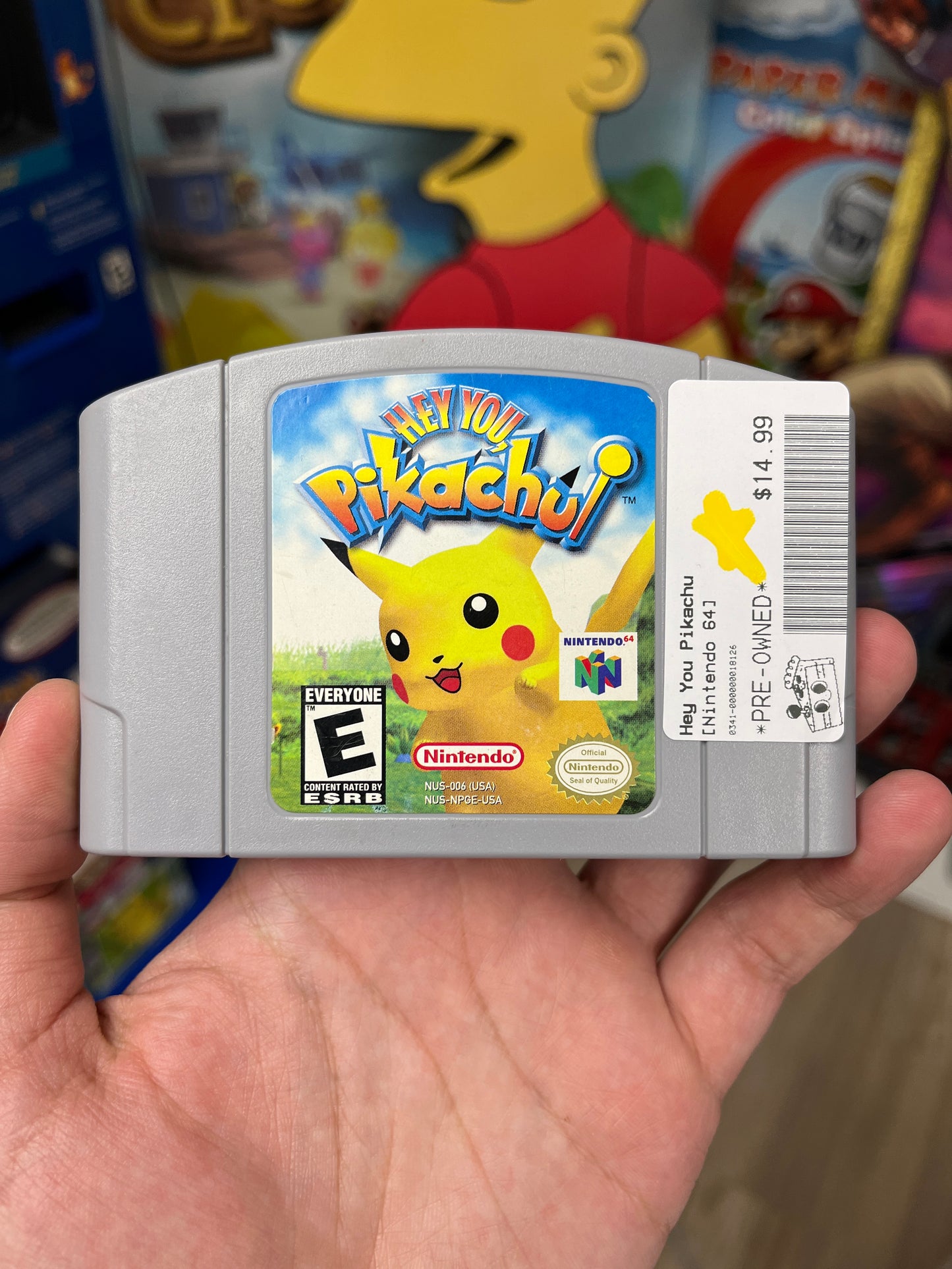 Hey You Pikachu! N64