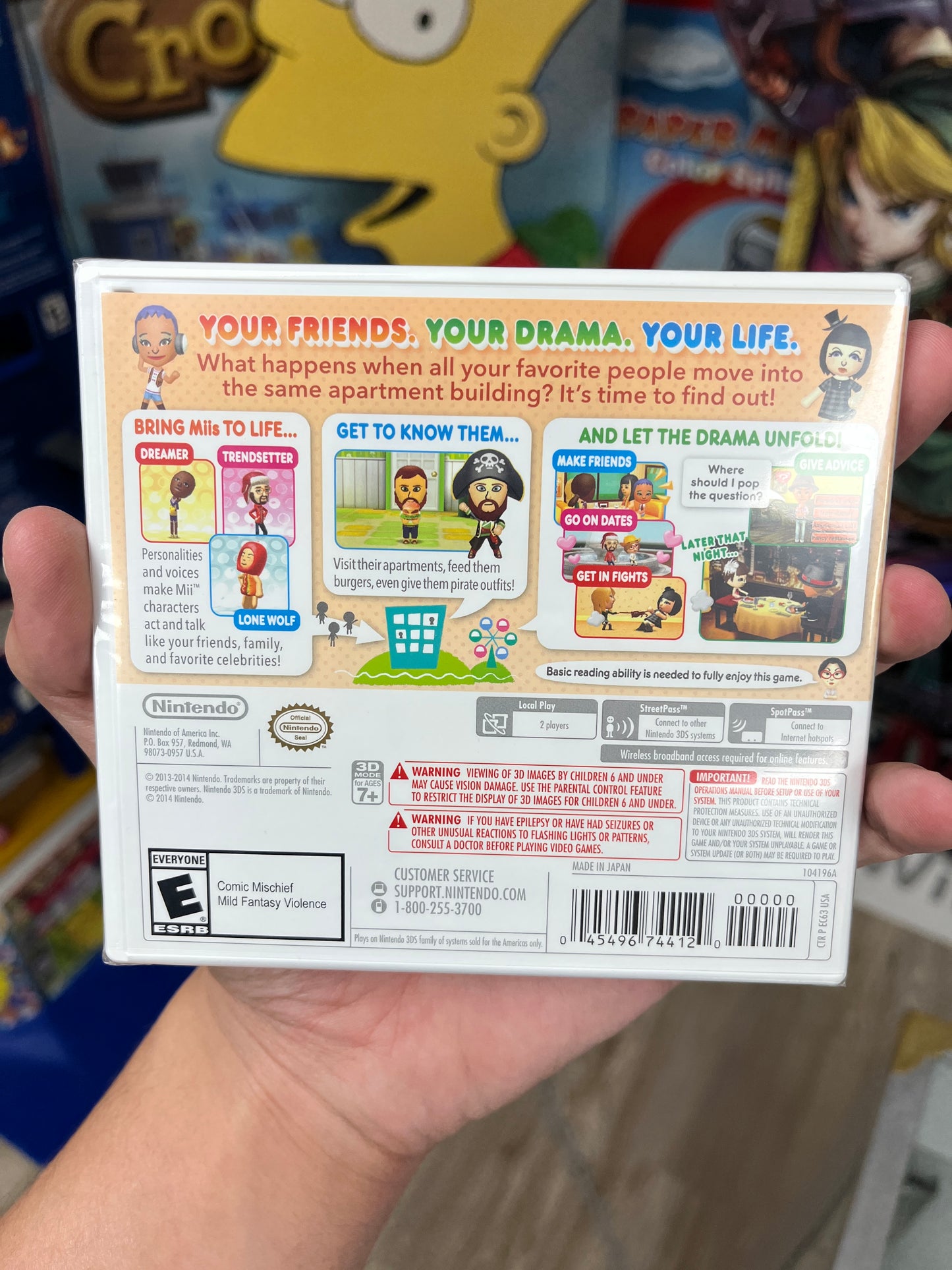 Tomodachi Life 3DS Sealed CLEAN