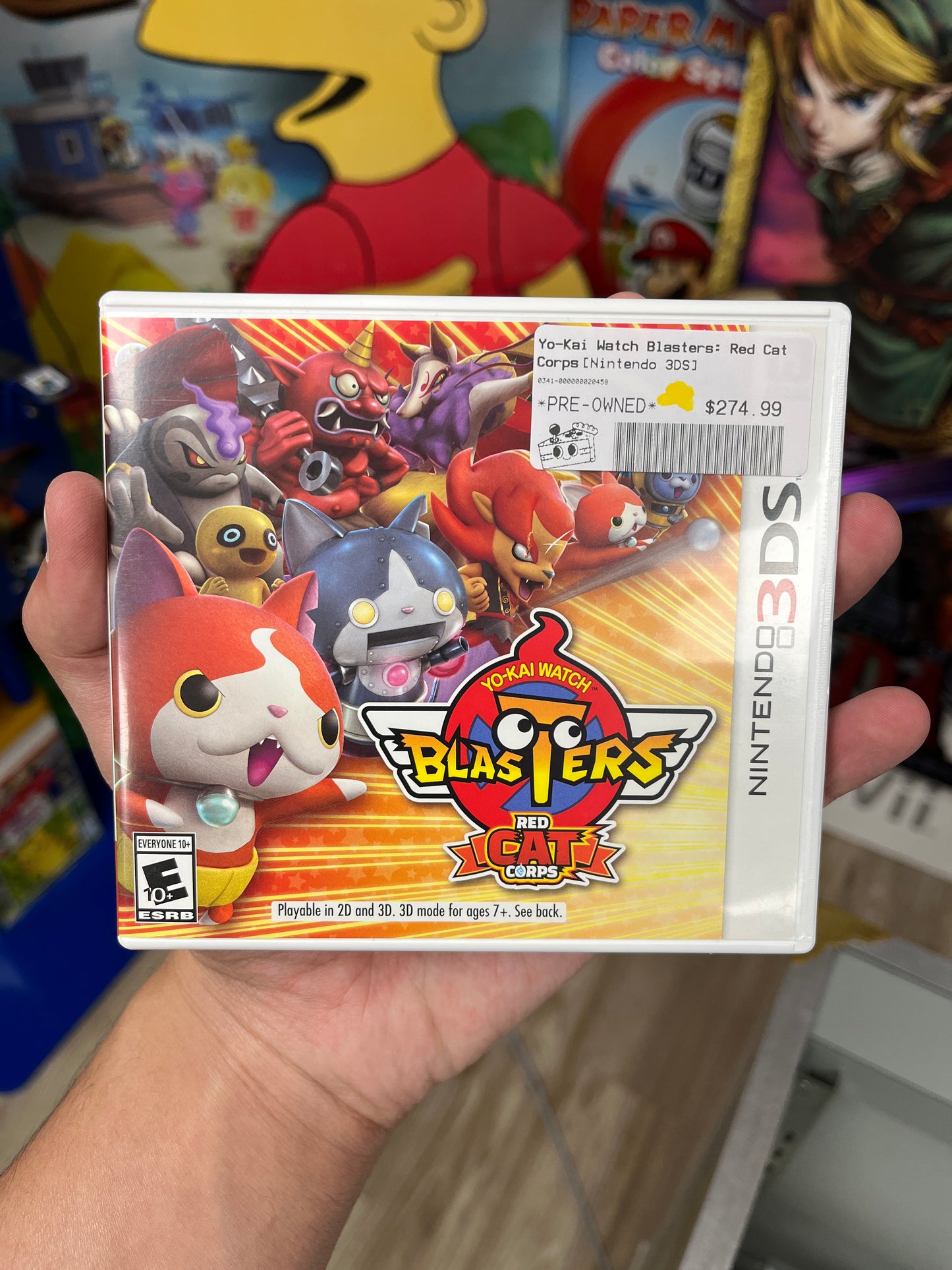 Yo-Kai Watch Blasters: Red Cat Corps 3DS CIB RARE Clean