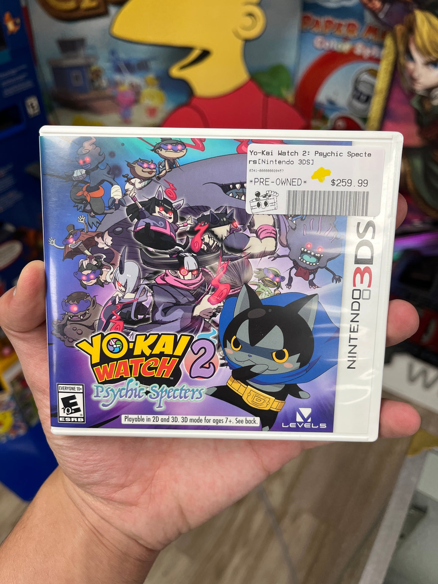 Yo-Kai Watch 2: Psychic Specters 3DS CIB RARE Clean