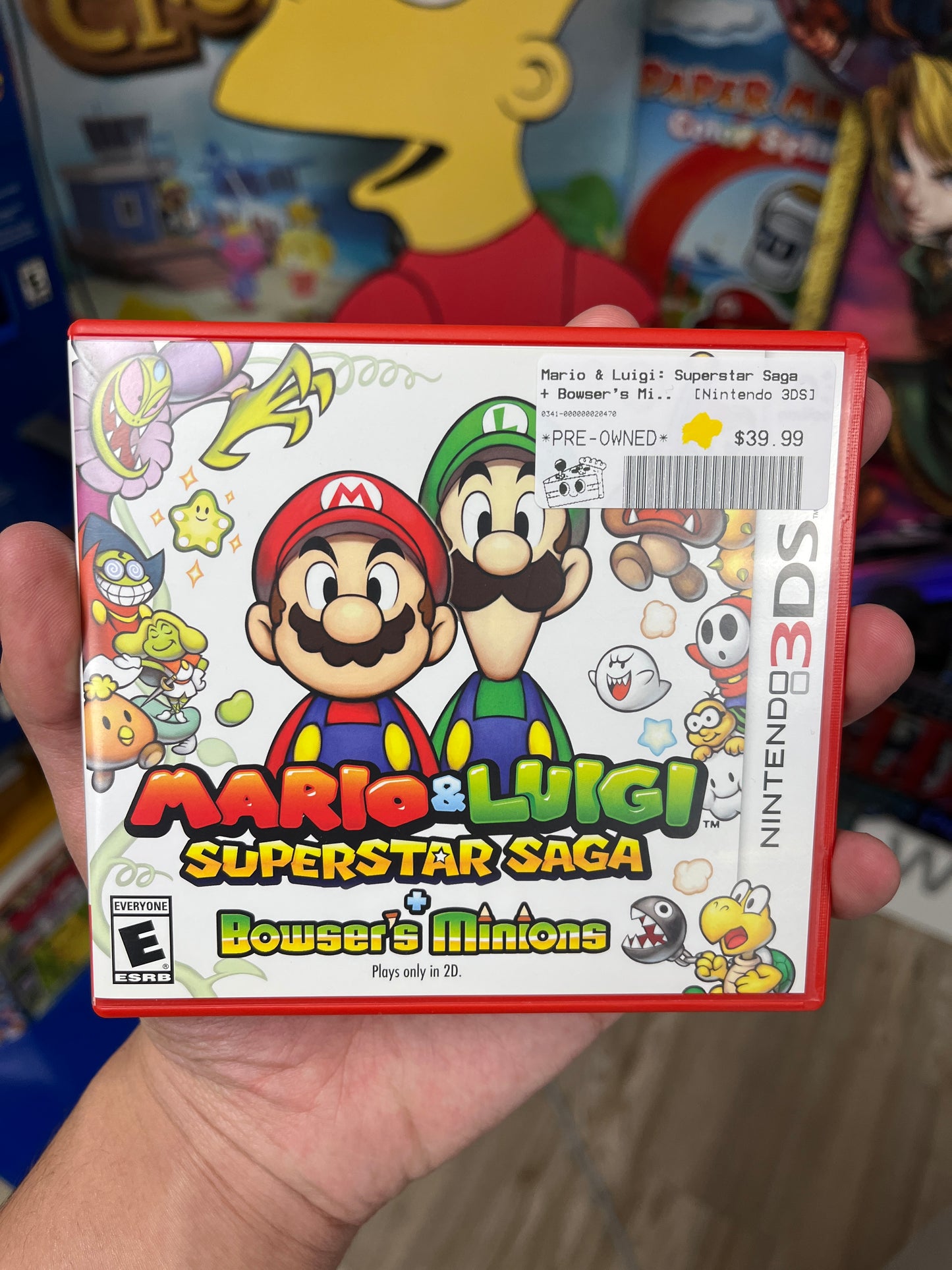 Mario & Luigi: Superstar Saga + Bowser's Minions 3DS CIB