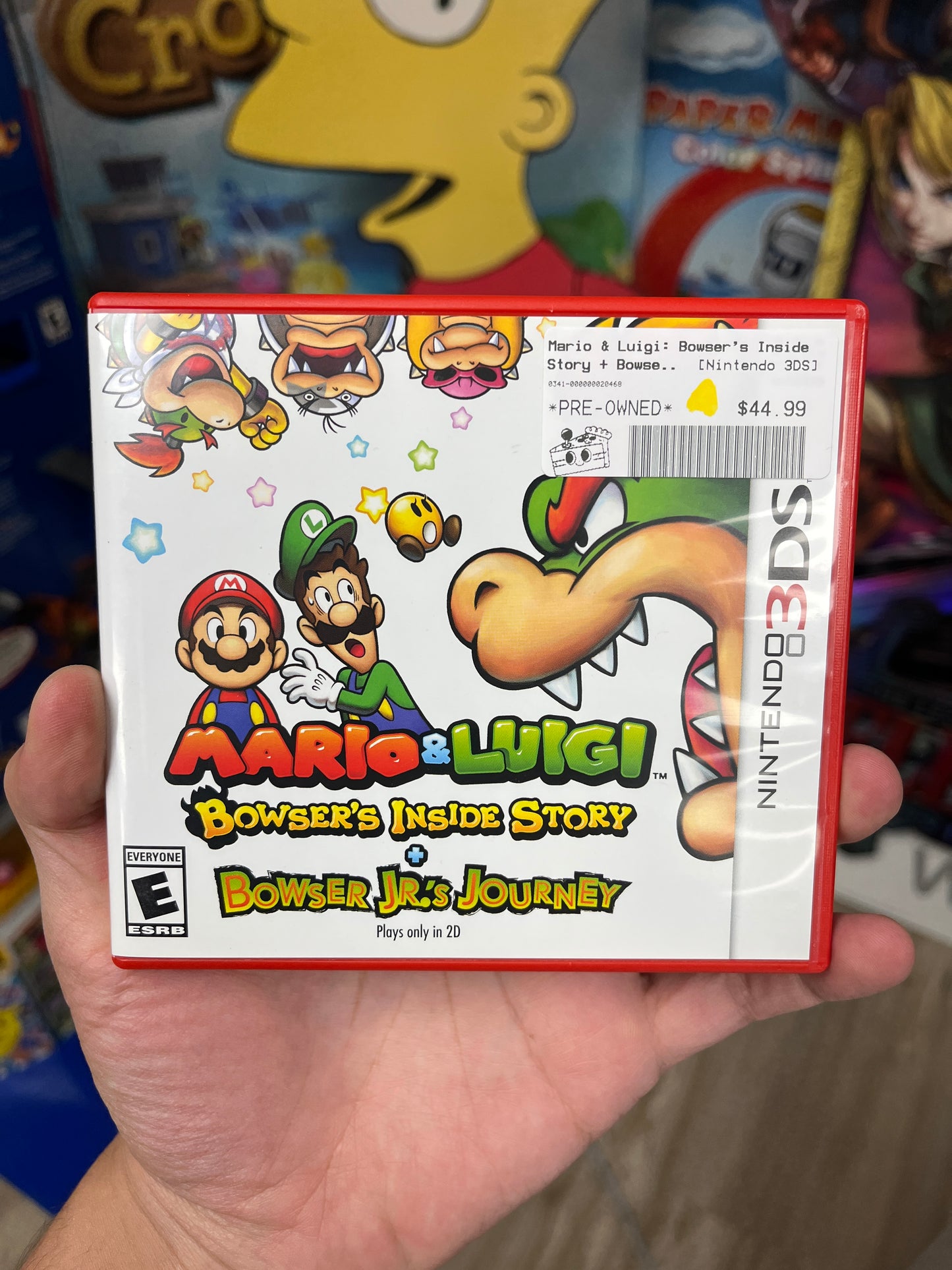Mario & Luigi Bowser's Inside Story + Bowser Jr.'s Journey 3DS CIB