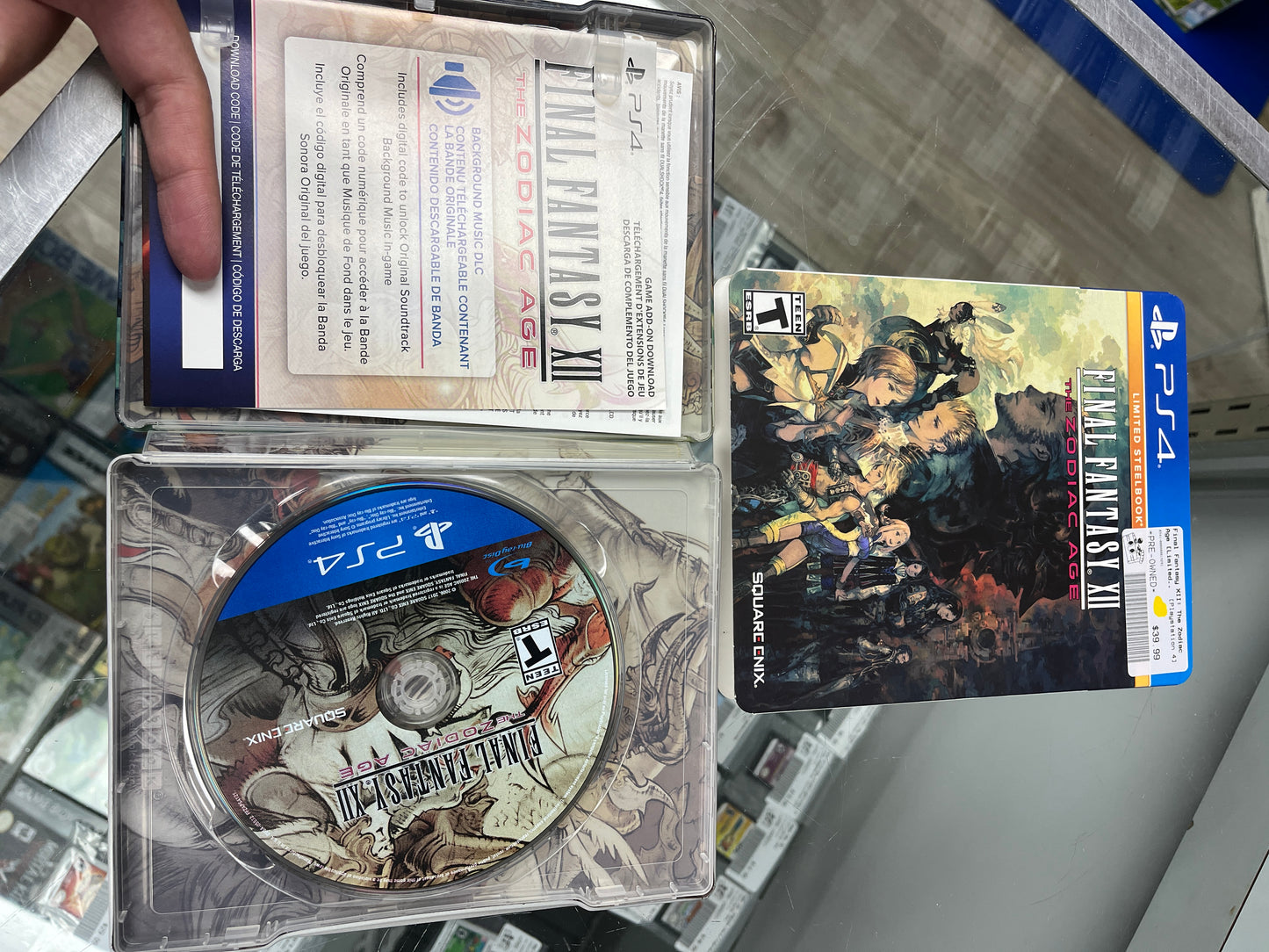 Final Fantasy XII: The Zodiac Age Steelbook PS4 CIB