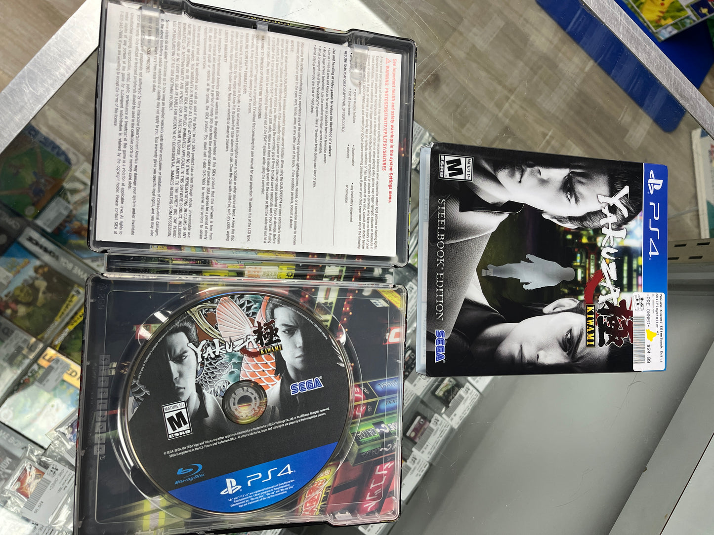 Yakuza Kiwami Steelbook Edition PS4 CIB