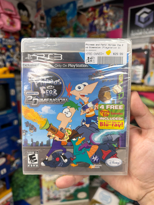 Phineas and Ferb: Across the 2nd Dimension PS3 Sealed