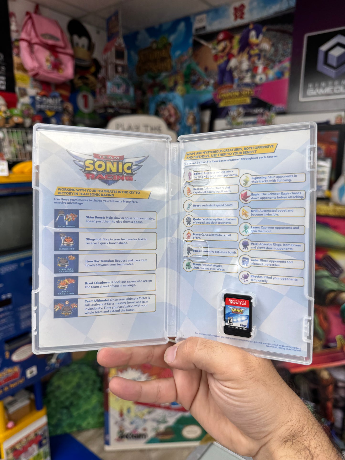 Team Sonic Racing Switch CIB