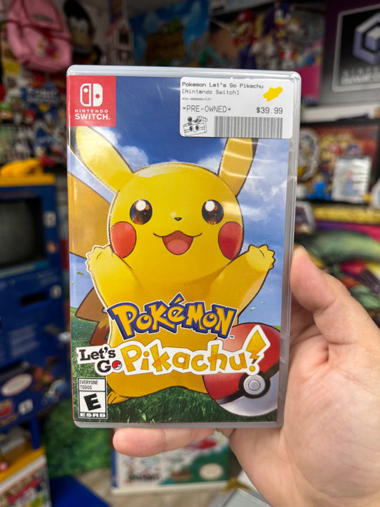 Pokemon Let's Go Pikachu Switch CIB