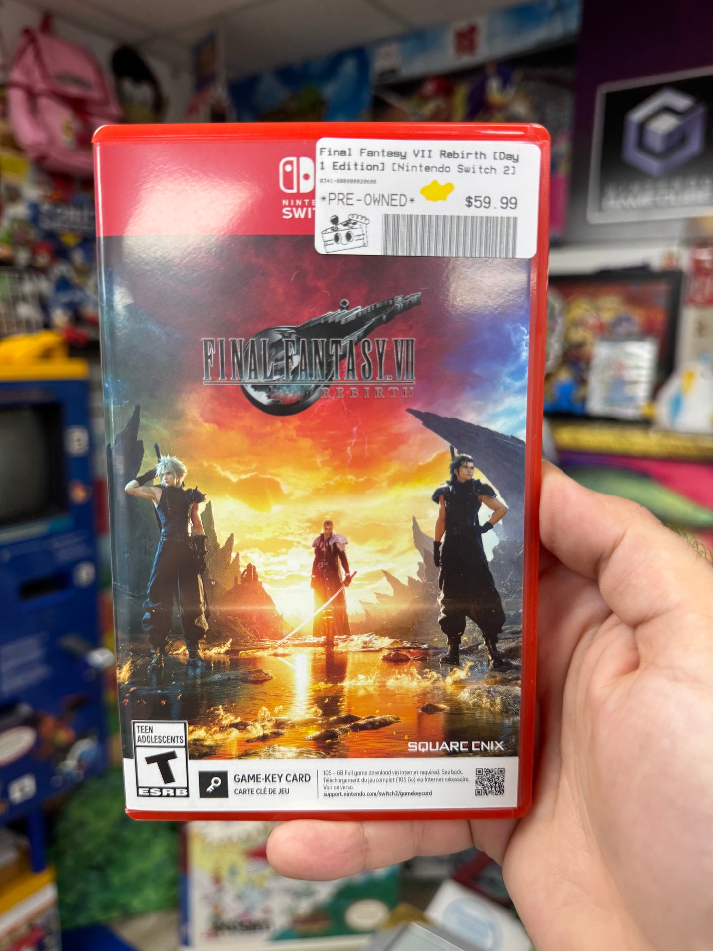 Final fantasy VII Rebirth Day 1 Edition Switch 2