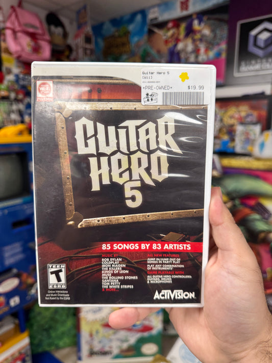 Guitar Hero 5 Wii