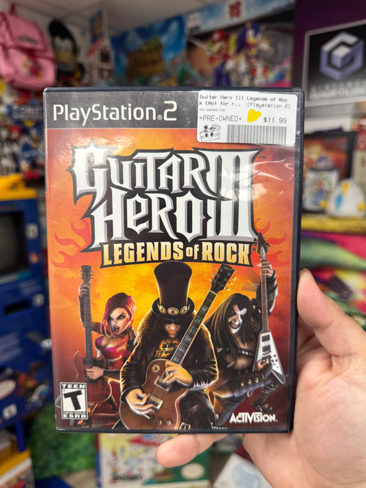 Guitar Hero III Legends of Rock PS2