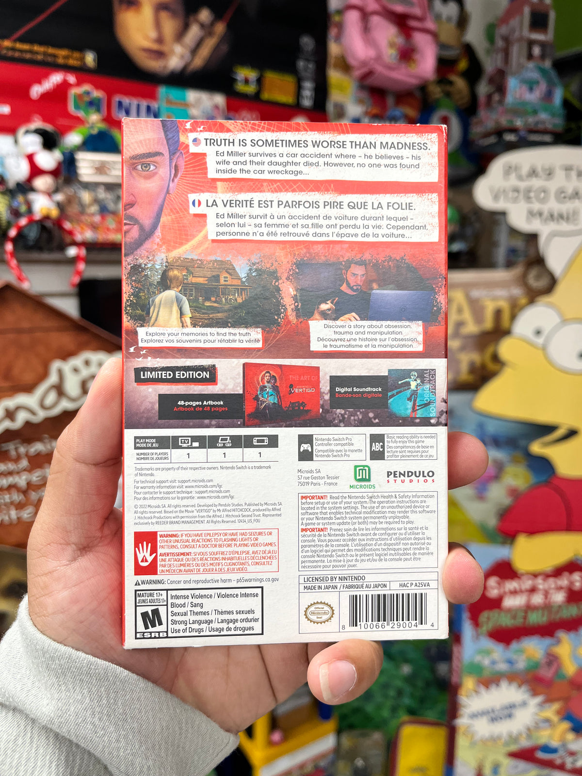 Alfred Hitchcock Vertigo: Limited Edition - Switch CiB