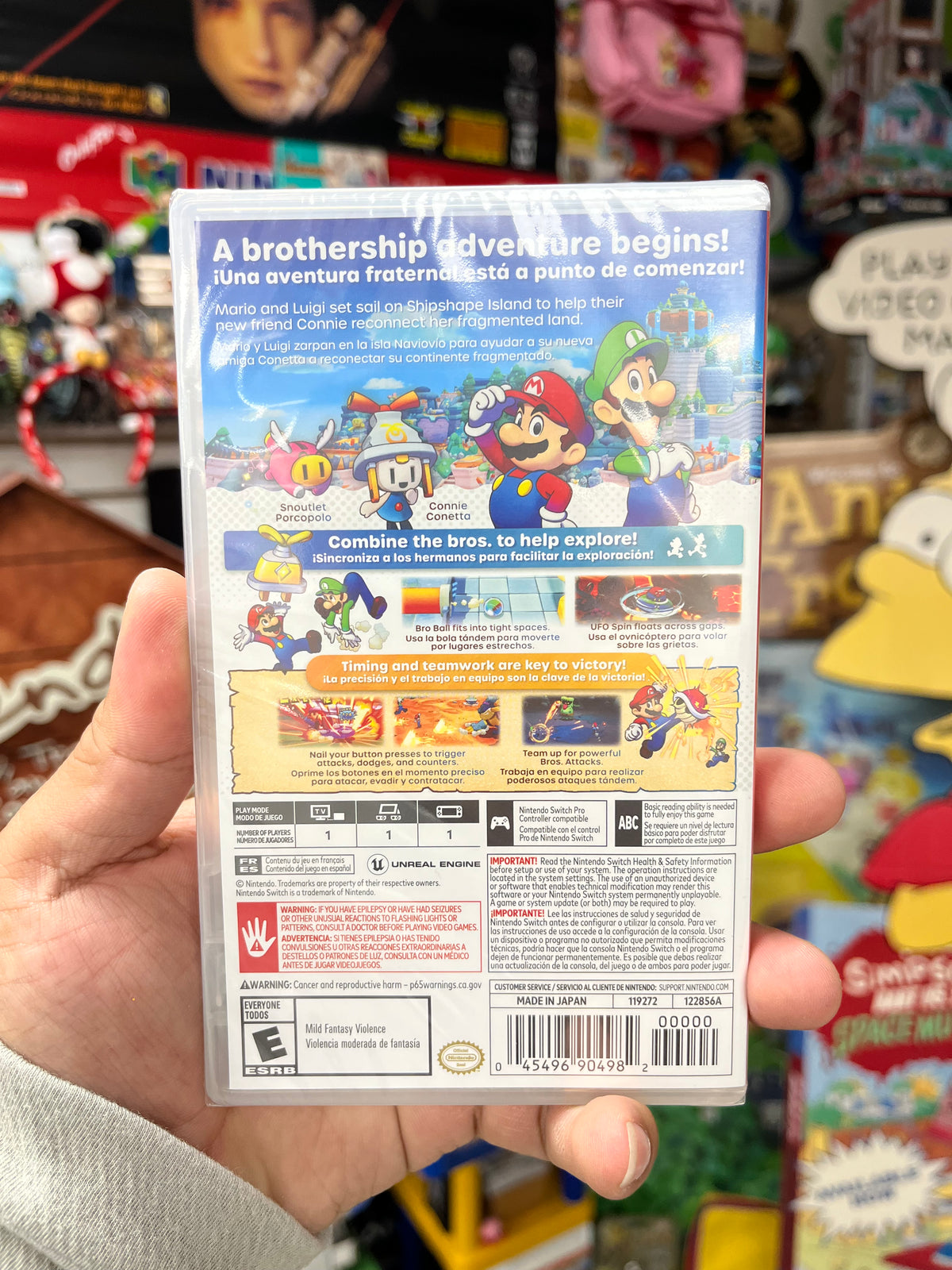 Mario and Luigi Brothership - Switch Sealed