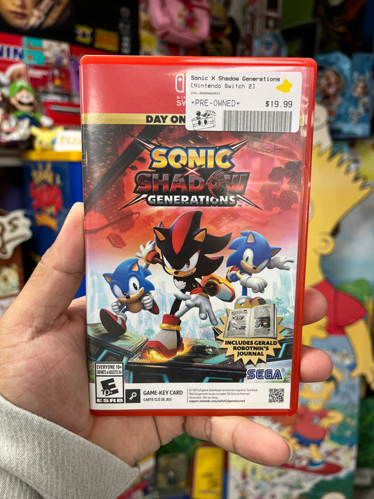 Sonic X Shadow Generations - Switch 2 CiB
