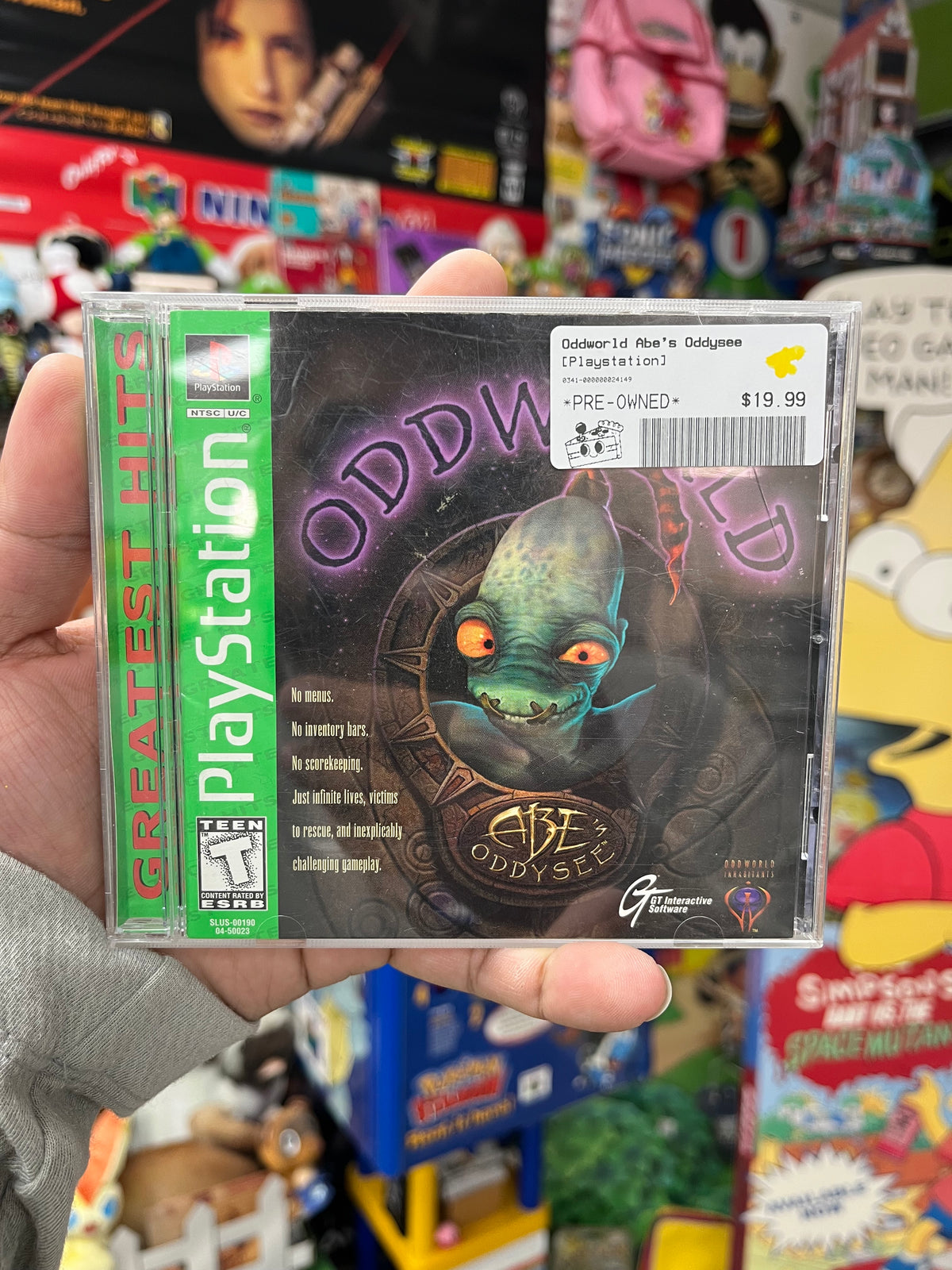Oddworld Abe's Oddysee [Greatest Hits] - PS1 CiB