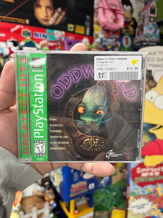 Oddworld Abe's Oddysee [Greatest Hits] - PS1 CiB