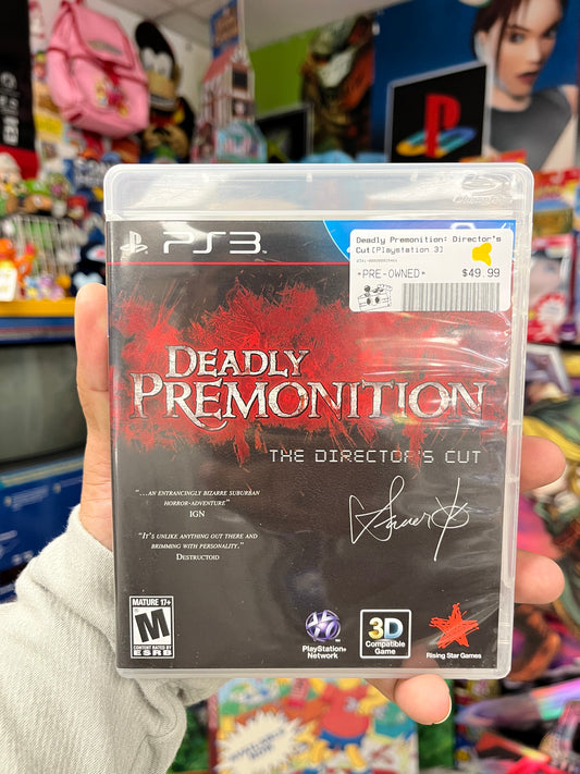 Deadly Premonition: Director's Cut - PS3 CiB