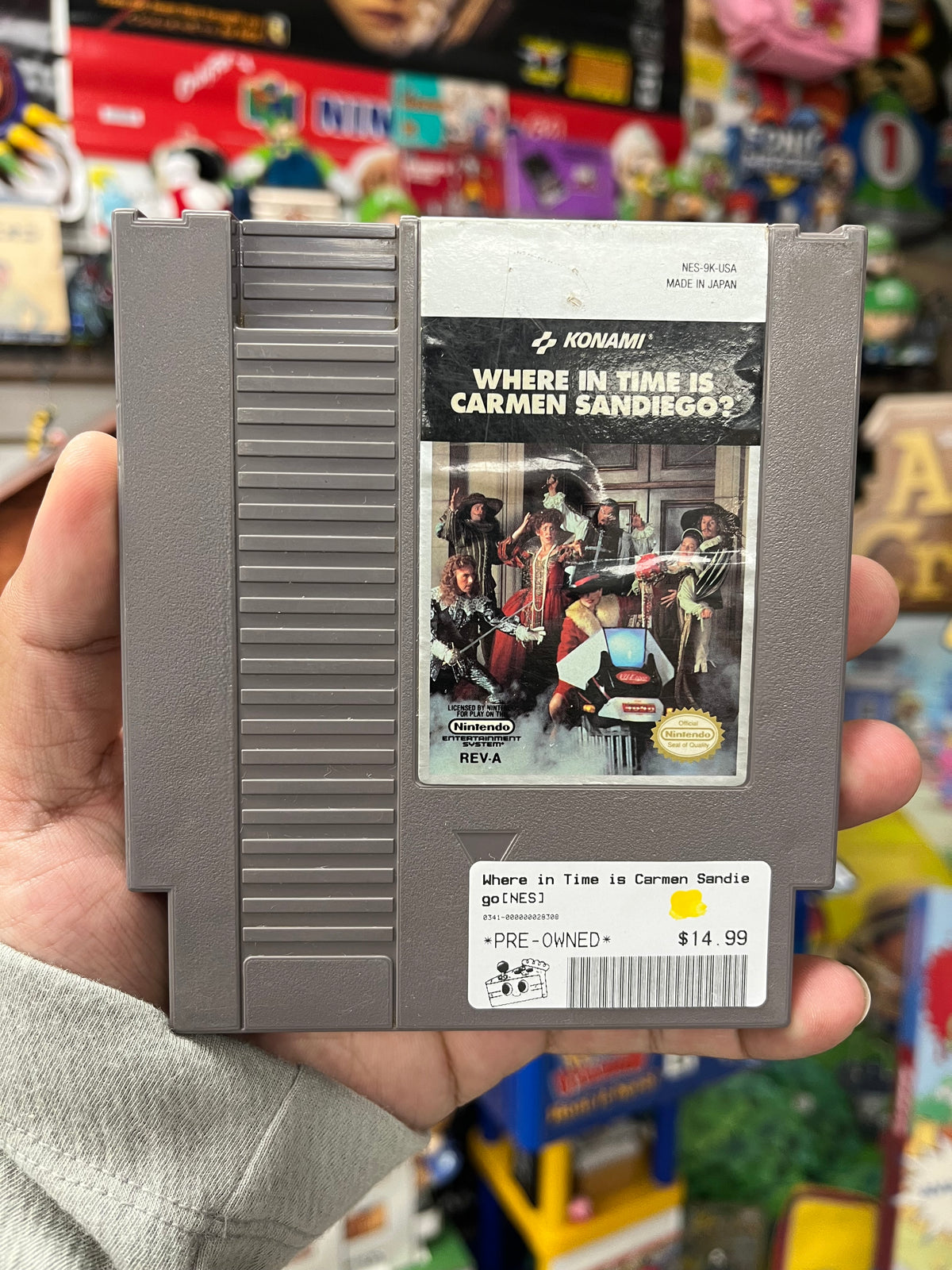 Where in Time is Carmen Sandiego - NES Loose