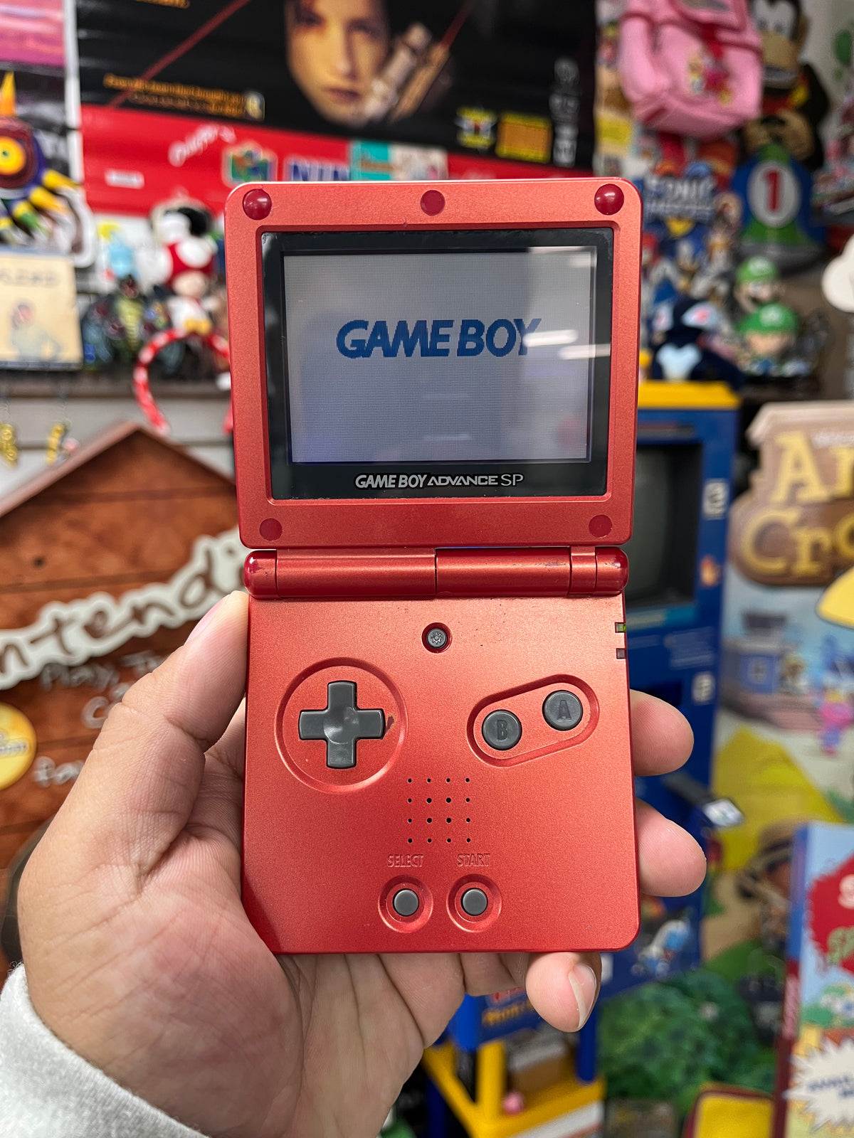 Red GameBoy Advance SP