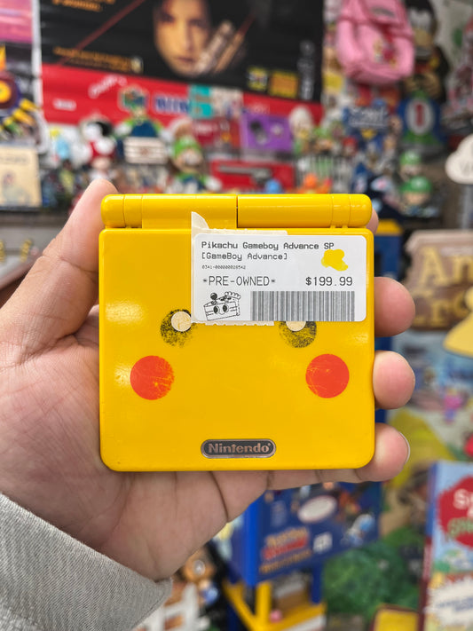 Pikachu GameBoy Advance SP