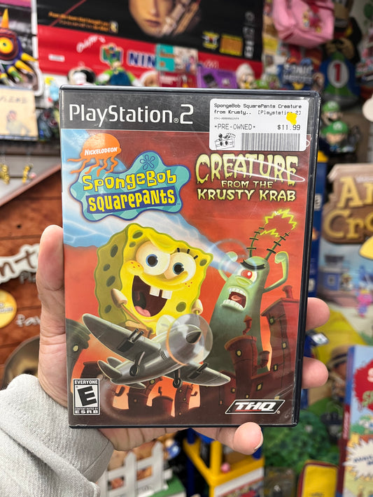 SpongeBob SquarePants Creature from the Krusty Krab - PS2 CiB