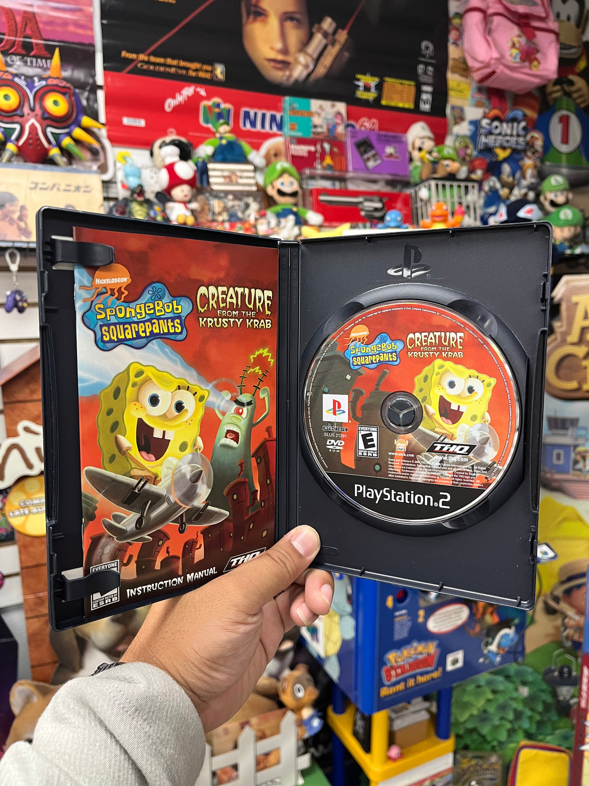 SpongeBob SquarePants Creature from the Krusty Krab - PS2 CiB