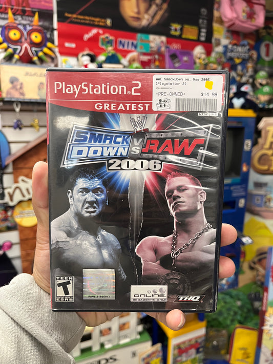 WWE Smackdown vs. Raw 2006 [Greatest Hits] - PS2 CiB