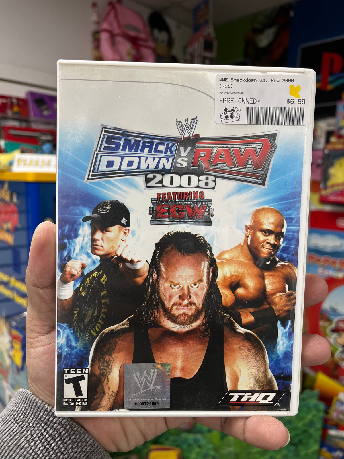 WWE Smackdown vs. Raw 2008 - Wii Boxed