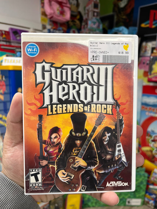 Guitar Hero III Legends of Rock - Wii Boxed