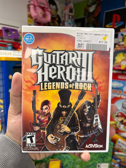 Guitar Hero III Legends of Rock - Wii CiB