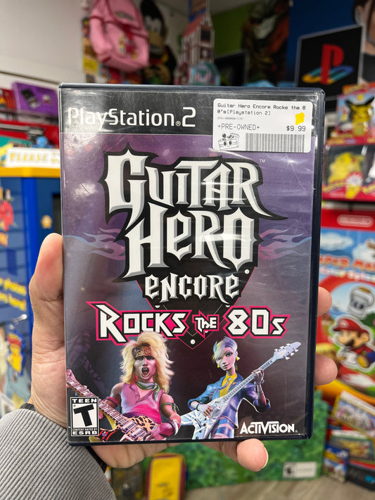 Guitar Hero Encore Rocks the 80's - PS2 CiB