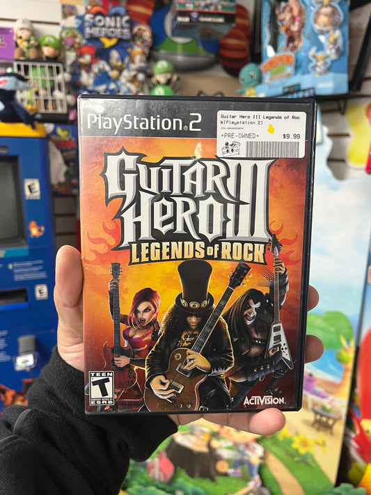 Guitar Hero III Legends of Rock - PS2 CIB