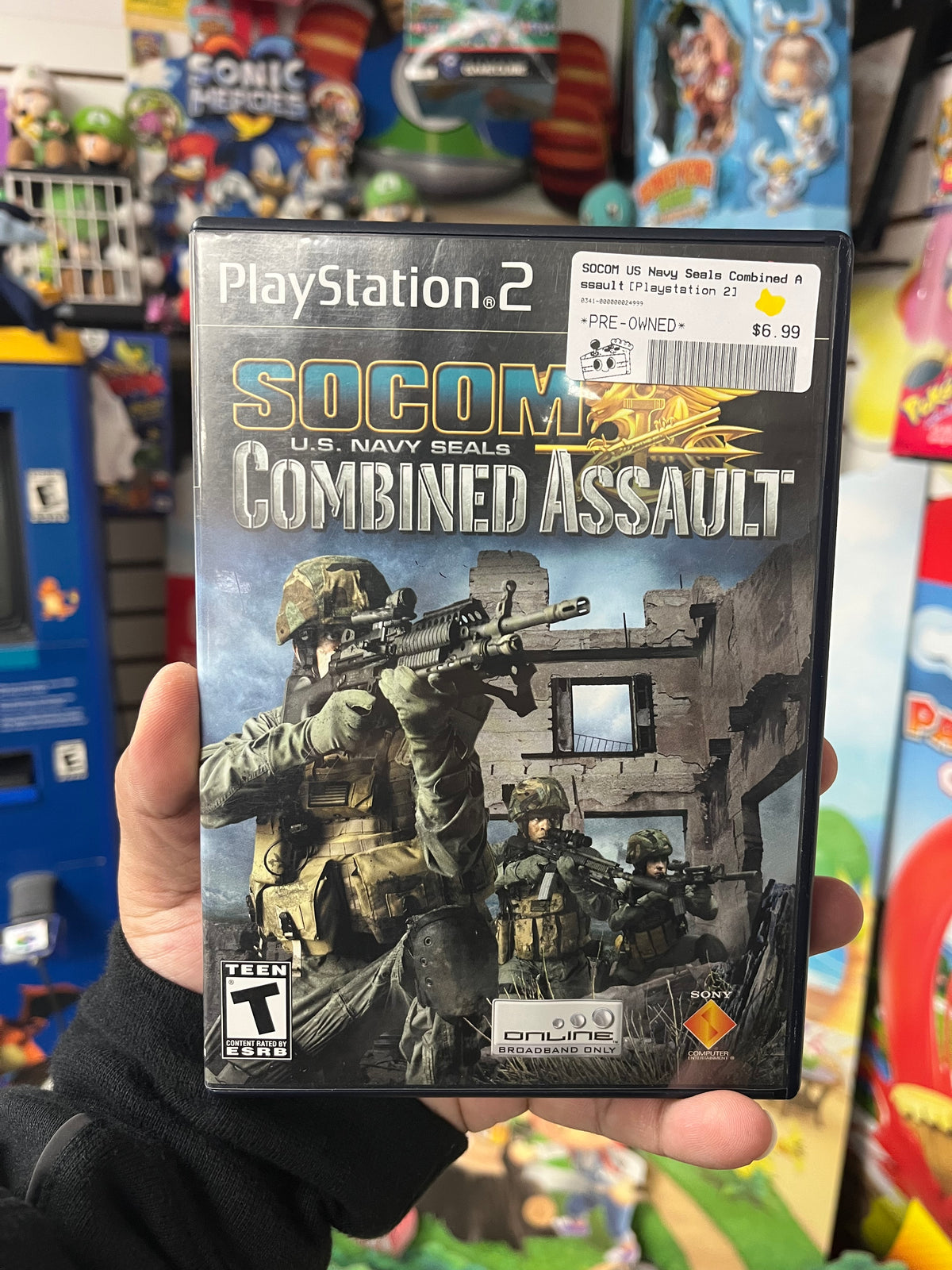 SOCOM US Navy Seals Combined Assault - PS2 CIB