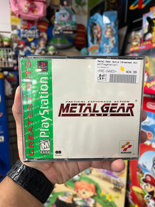 Metal Gear Solid [Greatest Hits] - PS1 Boxed
