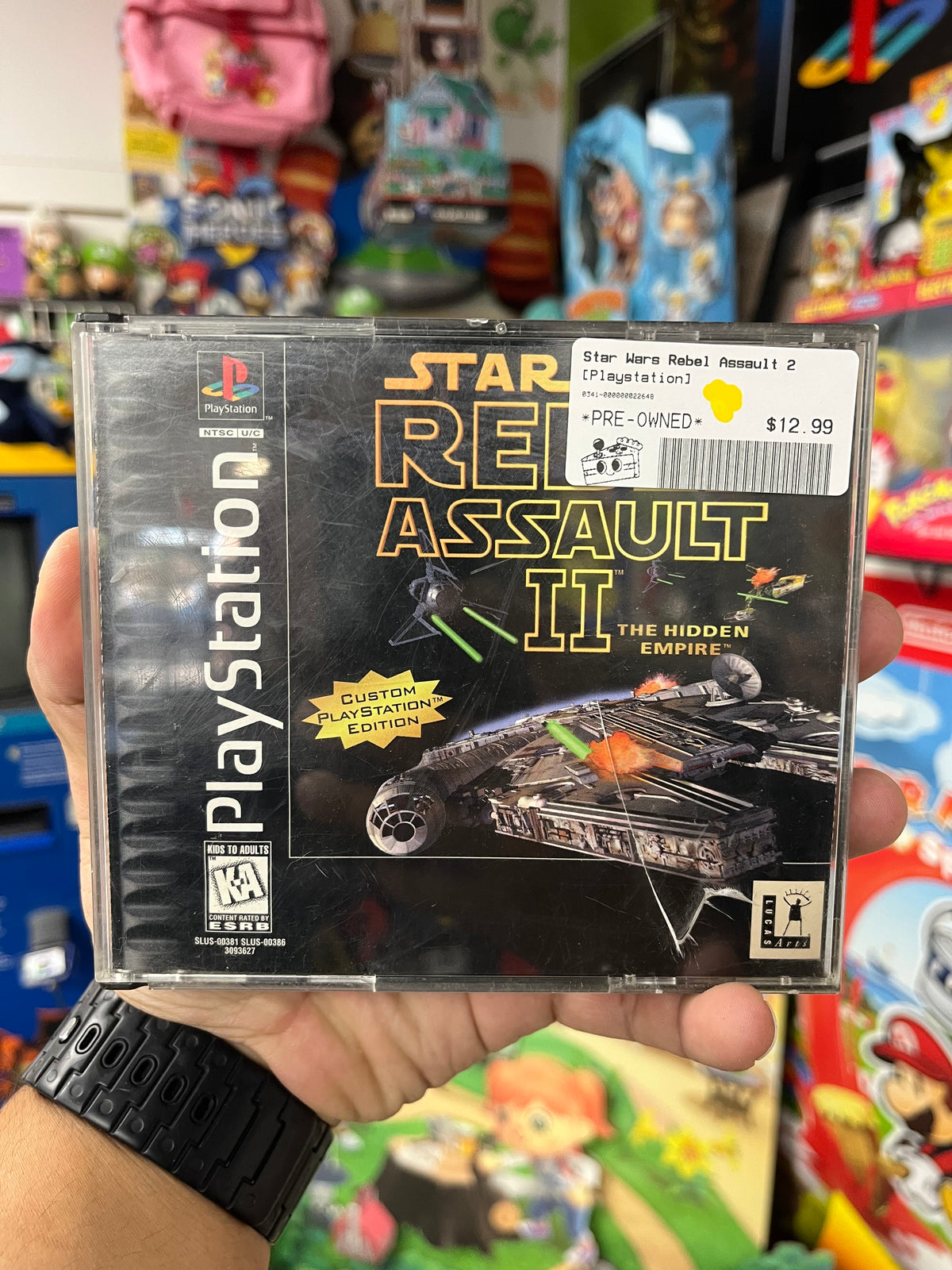 Star Wars Rebel Assault II - PS1 CIB