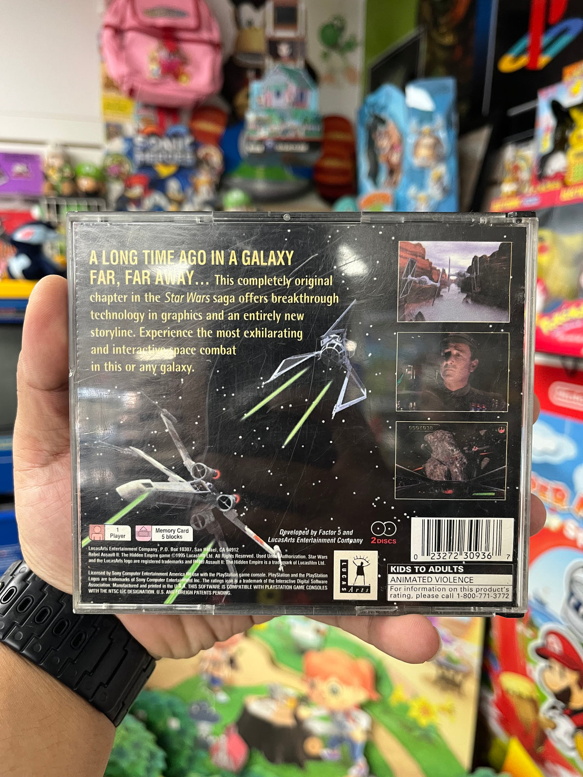 Star Wars Rebel Assault II - PS1 CIB