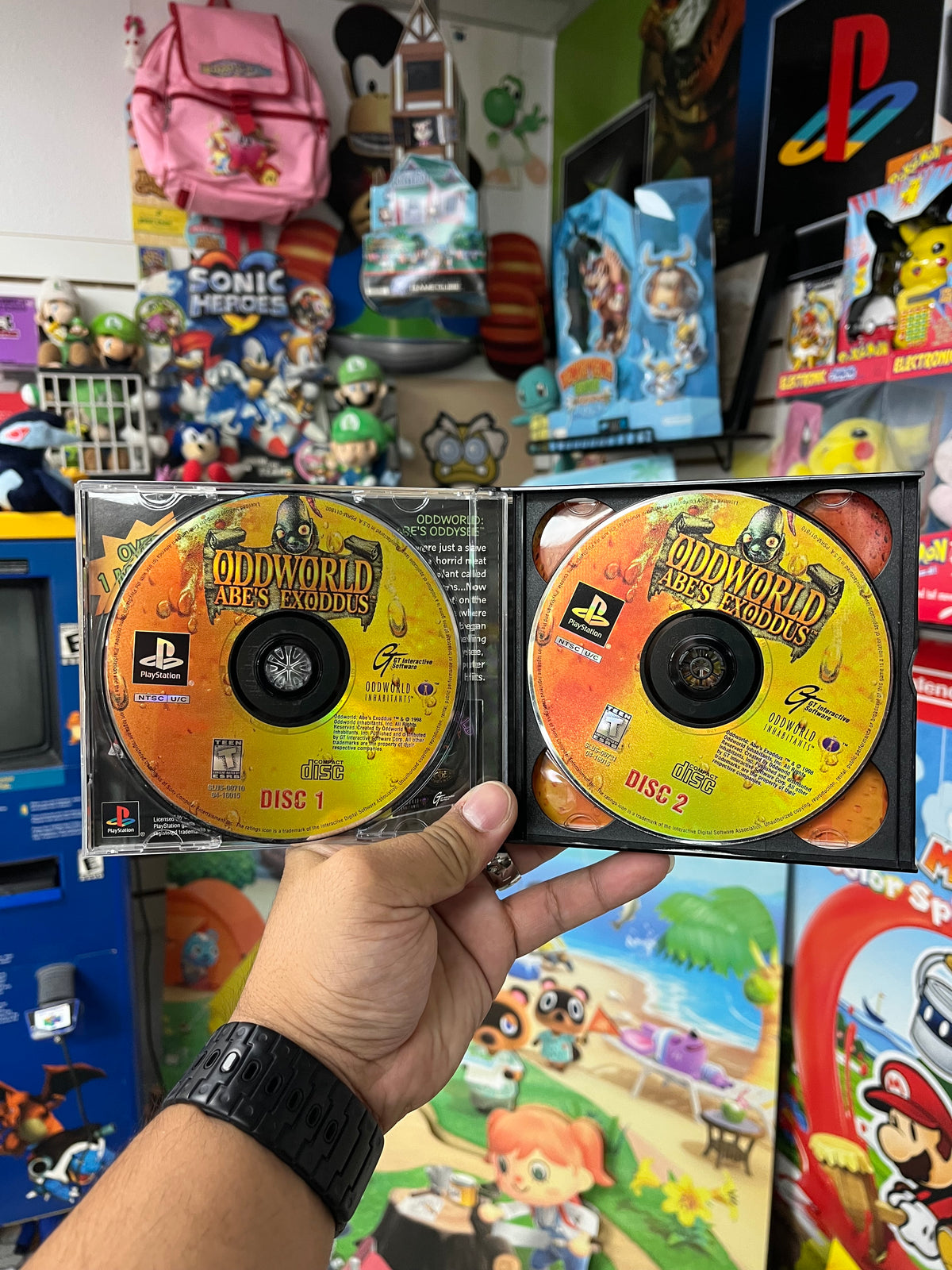 Oddworls Abes Exoddus - PS1 Boxed