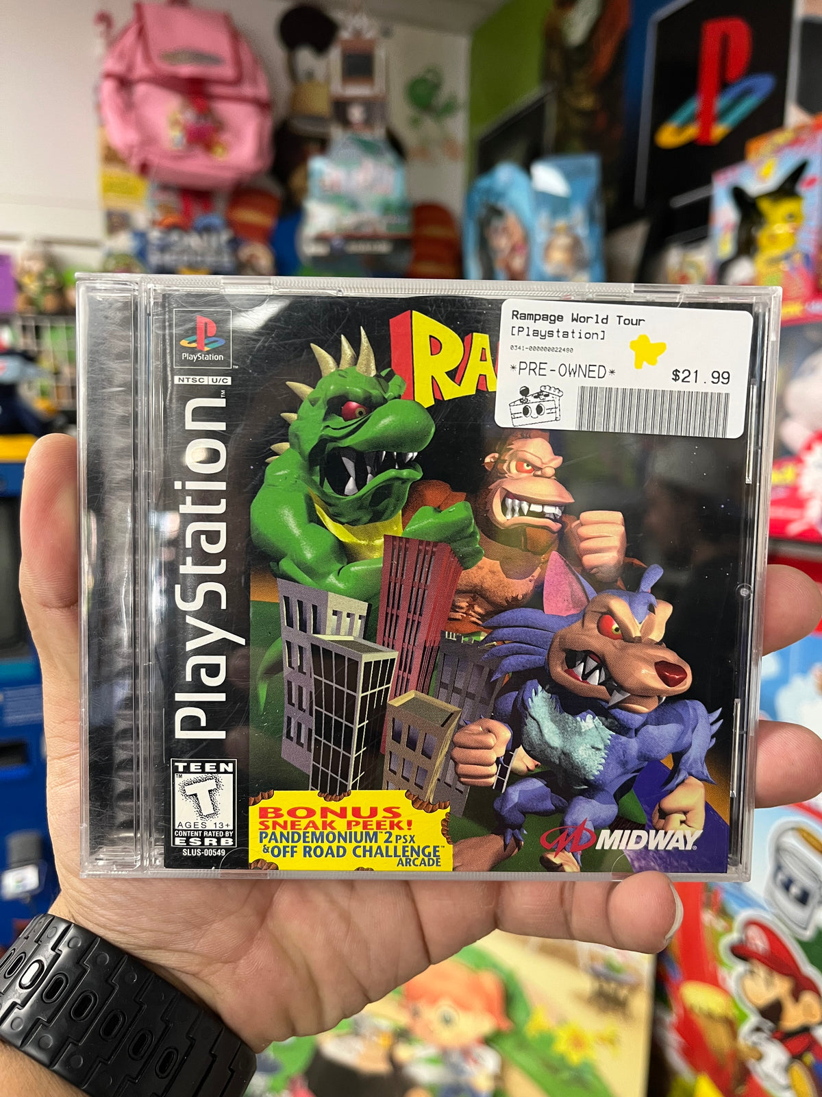 Rampage Worl Tour - PS1 CIB