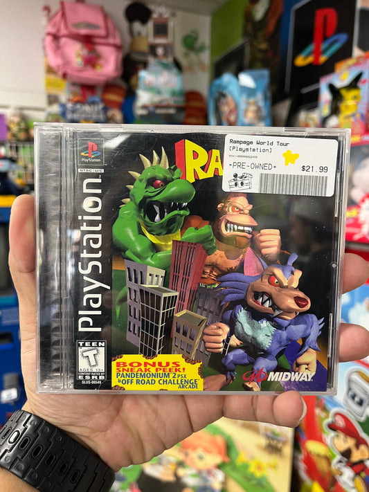 Rampage Worl Tour - PS1 CIB