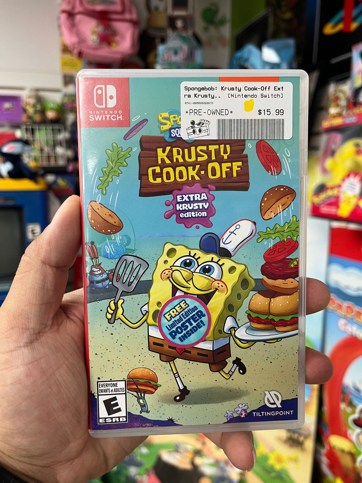 Spongebob: Krusty Cook-Off Extra Krusty Edition - Nintendo Switch CIB