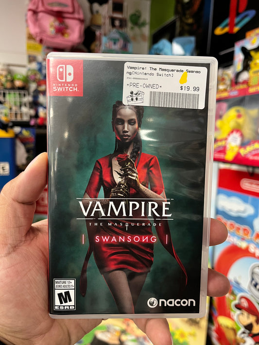 Vampire: The Masquerade Swansong - Nintendo Switch CIB