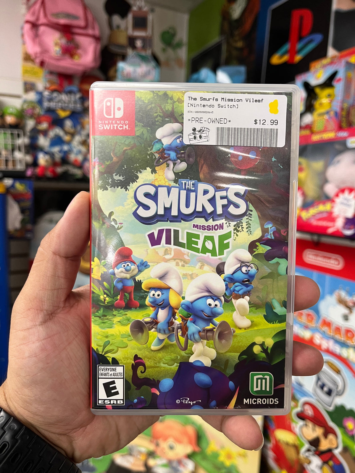 The Smurfs Mission Vileaf - Nintendo Switch CIB